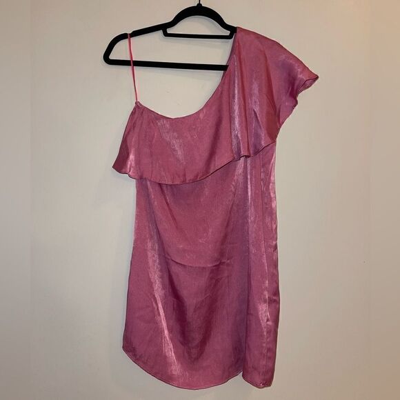 Krisa One Shoulder Dress in Flora Size XS - Picture 7 of 8